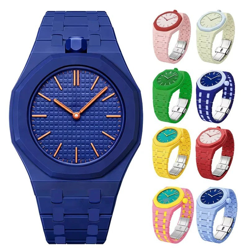 ［テスト］Swatch AP Royal Pop 対応 一体型バンド（見本）