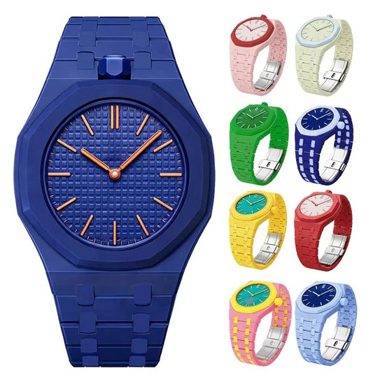 ［テスト］Swatch AP Royal Pop 対応 一体型バンド（見本）